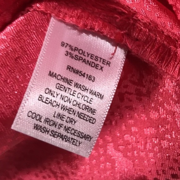 Kensie Wrap Belted Shiny Blouse - Picture 4 of 9